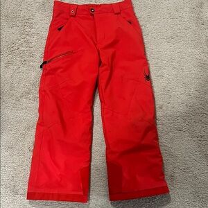Spyder Vibrant Red Insulated Ski Pants
